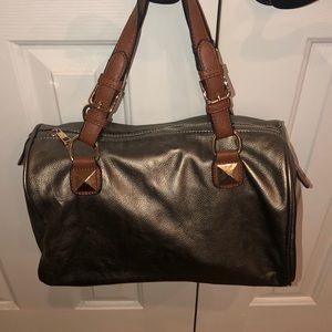 NWOT Metallic satchel
